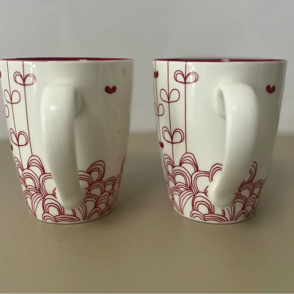 Starbucks Valentine's Hearts Coffee Mugs